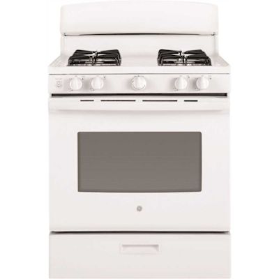 GE 30 in. 4.8 cu. ft. Freestanding Gas Range in White