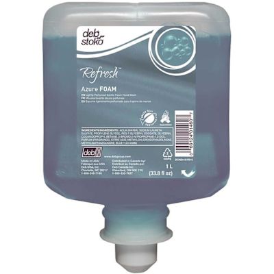 Deb 1 l Refresh Azure FOAM Hand Soap Cartridge (6 per Case)
