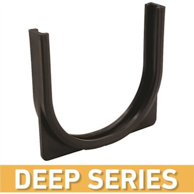 U.S. TRENCH DRAIN Deep Series Black Coupling Convertor for Modular Trench and Channel Drain Systems (Male to Male connector)