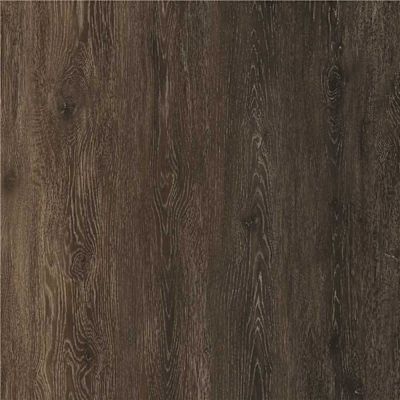 TrafficMaster Khaki Oak Dark 4 MIL x 6 in. W x 36 in. L Grip Strip Water Resistant Luxury Vinyl Plank Flooring (24 sqft/case)
