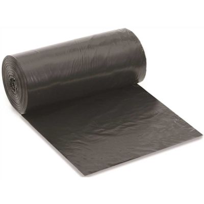 Renown Can Liner, 20-30 Gal., 8 Mic, High Density Black 30" X 37" ,500/Case