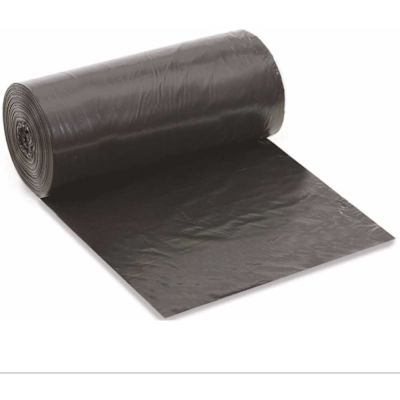 Renown Can Liner, 17 Gal., .45 Mil, Low-Density, Black, 24" X 32", 500/Case