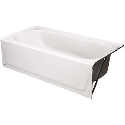 Bootz Industries Maui 60 in. x 30 in. Soaking Bathtub with Right Drain in White