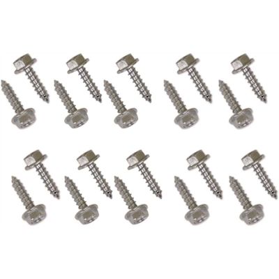 SNAP-LOC 1/4 in. x 1 in. Hex Washer Head Lag Screws for E-Tracks (20-Pack)