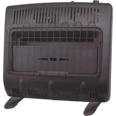Mr. Heater 30,000 BTU Vent Free Blue Flame Natural Gas Indoor Space Heater - Black