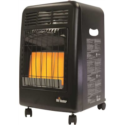 Mr. Heater 18,000 BTU Cabinet Propane Outdoor Space Heater with Hose and Regulator