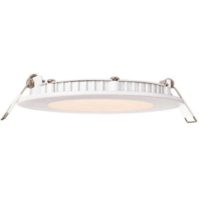 Slim 4 in. 2700K Warm White New Construction and Remodel IC Rated Recessed Integrated LED Kit for shallow ceiling