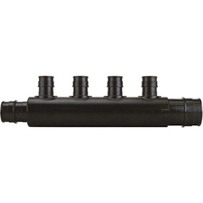 Apollo 1 in. PEX-A Barb Inlet x 3/4 in. PEX-A Barb Outlet x 1/2 PEX-A Barb Poly-Alloy 4-Port Open Manifold