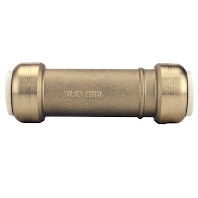 Tectite 3/4 in. Brass Push-to-Connect PVC Slip Repair Coupling
