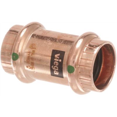 Viega ProPress 3/4 in. x 3/4 in. Copper Coupling No Stop