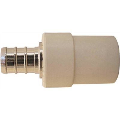 Apollo 1/2 in. Chrome Plated Brass Barb x CPVC CTS Transition Coupling
