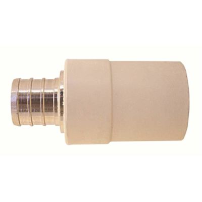 Apollo 3/4 in. Chrome Plated Brass PEX-B Barb x CPVC CTS Transition Coupling