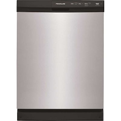 Frigidaire 24 In. in. Front Control Built-In Tall Tub Dishwasher in Stainless Steel with 3-Cycles, 55 dBA