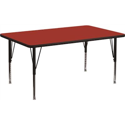 Flash Furniture Red Kids Table