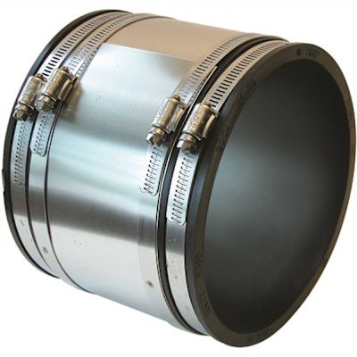 Fernco 6 in. Flexible PVC Shear Ring Coupling