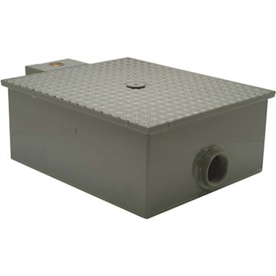 Zurn 10 in x 21 in Low-Profile Grease Trap with 3in. NH Connection