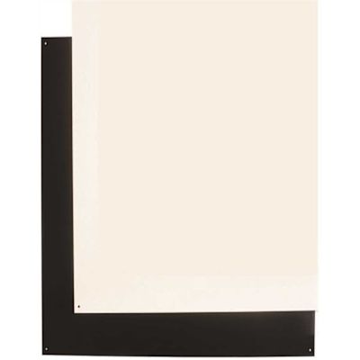 30 in. x 24 in. Range Splash Guard Reversible Black/Bisque