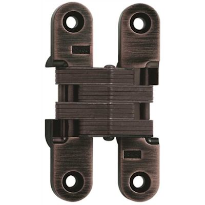 SOSS 3/4 in. x 3-3/4 in. Oil Rubbed Bronze Lacquered Invisible Hinge