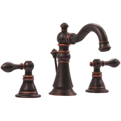 Kingston Brass 8 in. Widespread 2-Handle High-Arc Bathroom Faucet in Naples Bronze