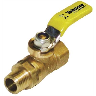 NIBCO 1/8 in. Brass FIP x MIP Full Port Mini Ball Valve