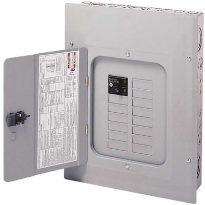 Eaton BR 100 Amp 24-Circuit Indoor Main Breaker Plug-On Neutral Load Center