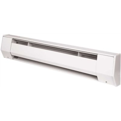 KING K 3 ft. 120-Volt 750-Watt Baseboard Heater in White