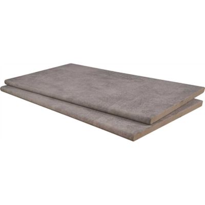 MSI Beton Grey 2 cm x 13 in. x 24 in. Matte Porcelain Stone Look Pool Coping (26-Pieces / 56.33 sq. ft. / Pallet)