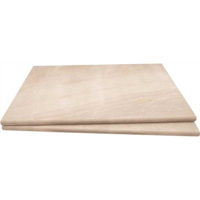 MSI Praia Crema 2 cm x 13 in. x 24 in. Matte Porcelain Stone Look Pool Coping (26-Pieces / 56.33 sq. ft. / Pallet)