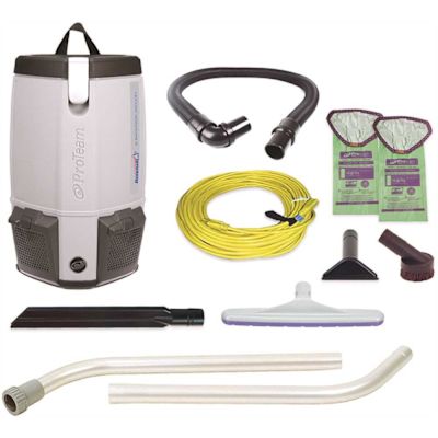 Renown 6 Qt. Commercial Backpack Vacuum Cleaner with 1.5 in. Xover Multi-Surface Floor Tool and 2-Piece Wand Tool Kit