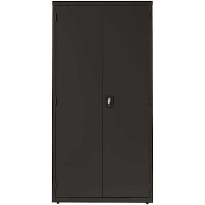Hirsh 36 in. W x 72 in. H x 24 in. D 5-Shelf Steel Freestanding Storage Cabinet in Black