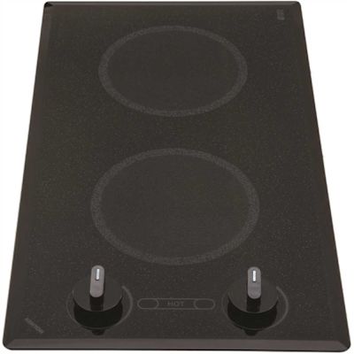 Kenyon Mediterranean Series 12 in. Smooth Glass Radiant Electric Cooktop in Black with 2 Elements