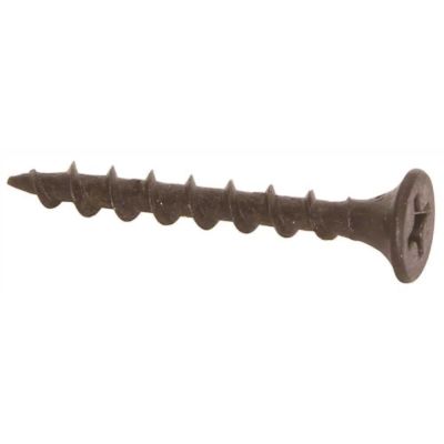 #6 x 2 in. Phillips Drive Bugle Head Coarse Thread Drywall Screws in Black (300 per Box)