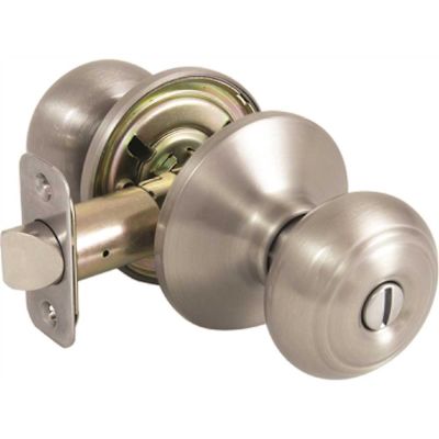DEFIANT Hartford Satin Nickel Privacy Bed/Bath Door Knob