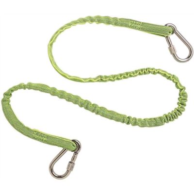 Ergodyne 15 lbs. Lime Stainless Standard Dual Carabiner Tool Lanyard