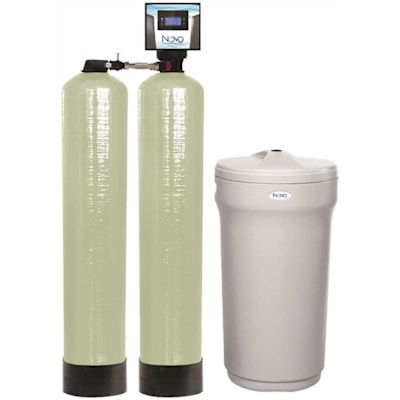 NOVO 489 Series Whole House Water Softener Taste Odor Water Filtration System with NVO489UFHTO-200 Natural Tanks