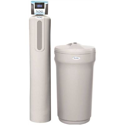 NOVO 489 Series Whole House Water Softener Water Filtration System with NVO489UF-100 Gray Tank