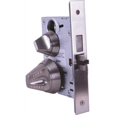TownSteel Ligature Resistant Satin Stainless Steel Mortise Lock Sectional Knob Trim