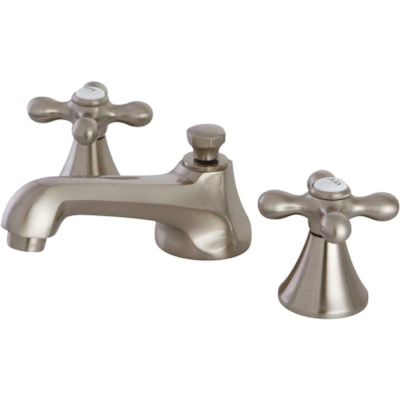 Kingston Brass Modern 8 in. Widespread 2-Handle Bathroom Faucet in Brushed Nickel