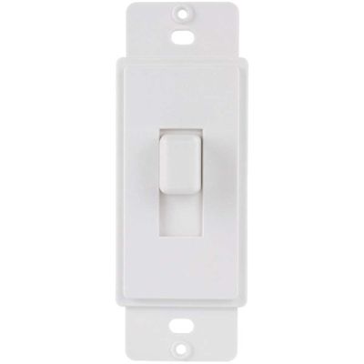 Titan3 1-Gang or Multi-Gang Toggle Plastic Adapter Plate, White (5 per Bag)