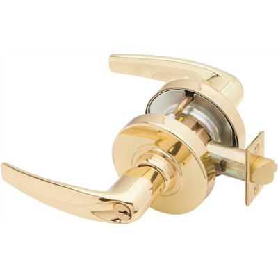 Schlage ND Series Bright Brass Storeroom Function Door Lever