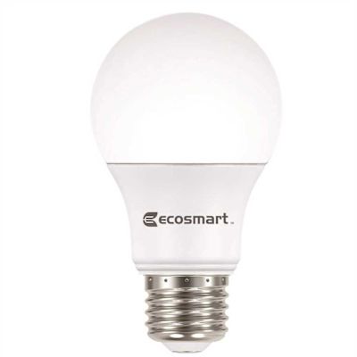 EcoSmart 60-Watt Equivalent A19 Non-Dimmable Medium Base LED Light Bulb Daylight (24-Pack)