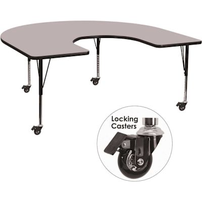 Flash Furniture Gray Kids Table