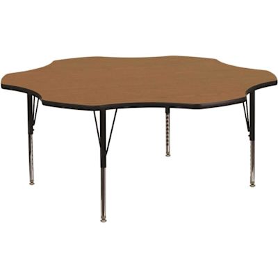 Flash Furniture Oak Kids Table