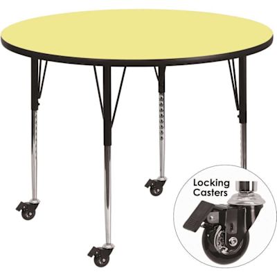 Flash Furniture Yellow Kids Table