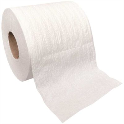 Renown White Recycled Bath Tissue - Individually Wrapped (Packed 96 Rolls Per Case and 500 Sheets Per Roll)