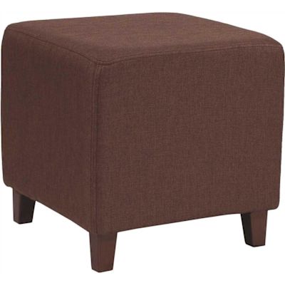 Carnegy Avenue Brown Fabric Ottoman