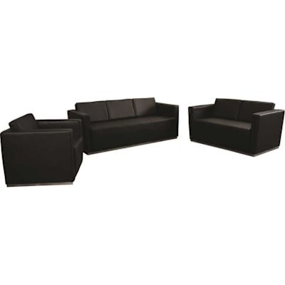Flash Furniture 3-Piece Black Living Room Sets