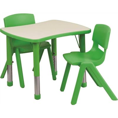 Carnegy Avenue Green 3-Piece Table and Chair Set