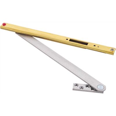 GLYNN-JOHNSON 23-1/16 in. - 27 in. Satin Stainless Steel Concealed Stop Overhead Stop