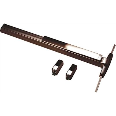 Von Duprin Grade-1 Dark Bronze Surface Vertical Rod Exit Device, Non-Handed, Exit Only